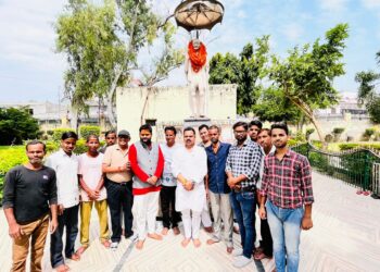 मूक बधिर जन कल्याण सशक्तिकरण संस्था ने गांधी जयंती मनाई