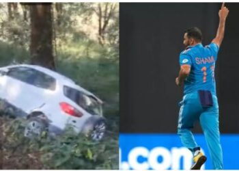 मोहम्मद शमी के सामने पहाड़ी से नीचे गिरी कार, घायल शख्स को ऐसे मदद देते दिखे तेज गेंदबाज